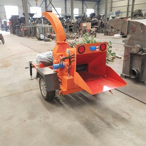 Máquina trituradora de madera móvil diésel de alimentación hidráulica de Venta caliente trituradora de cepillo - Product Image 3