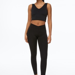 Custom logo New High Waist Elastic Fitness Womans <b>Leggings</b> <b>with</b> Mobile Side <b>Pocket</b> <b>Legging</b> - Product Image 3
