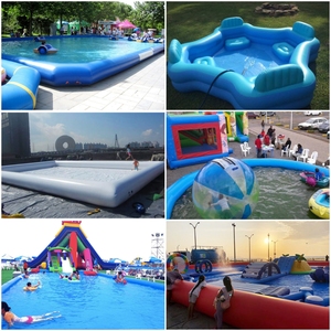 <span class=keywords><strong>Piscine</strong></span> gonflable rectangulaire de grande taille avec couverture supérieure, jeu innovant et captivant, <span class=keywords><strong>piscine</strong></span> gonflable commerciale - Product Image 5