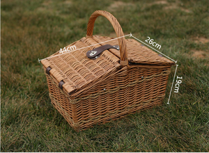 Phổ Biến Nhất Liễu Mây Dã Ngoại Giỏ Nóng Bán Ngoài Trời <span class=keywords><strong>Wicker</strong></span> Giỏ - Product Image 3