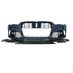 Nouvelle coque de pare-chocs avant PNB noir brillant pour Audi A6 C7.5 S6 RS6 16-18 avec découpes pour capteurs d'aide au stationnement à clipser, haute qualité, garantie 6 mois - Product Image 3