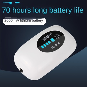 SOBO Batterij Luchtpomp Eco-vriendelijk <span class=keywords><strong>Modern</strong></span> Vierkant Ontwerp Draagbare <span class=keywords><strong>Aquarium</strong></span> Luchtpomp 110-240V Universele Spanning voor Visbak - Product Image 5
