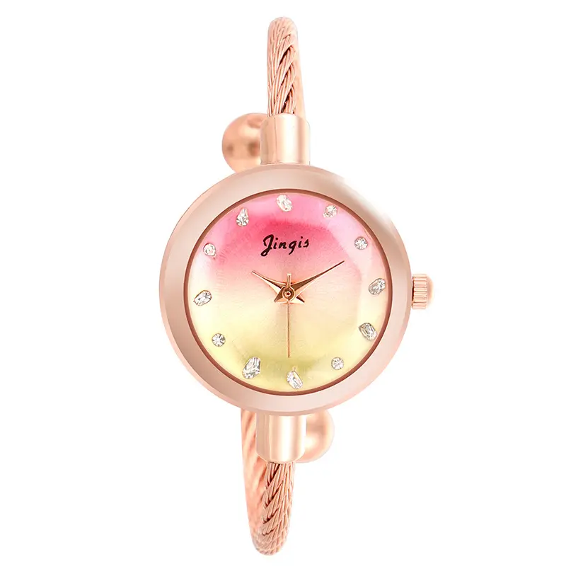 Montre Automatique pour Femme, Petit Bracelet en Or, Montres de Luxe en Acier Inoxydable, Quartz, Marque, Casual