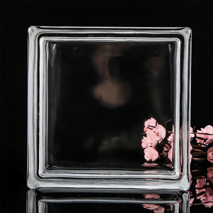 Moderno 190*190*80mm bloque de vidrio de construcción transparente decorativo <span class=keywords><strong>ladrillos</strong></span> de cristal teñido ventana hueca partición Cocina - Product Image 2