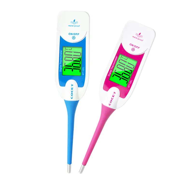 2022 510K CE approval latest Flexible Tip , Fever Alarm, 2decimal, (big)large led display digital thermometer for BBT