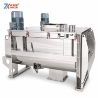 Mélangeur à ruban en acier inoxydable pour détergent sec, lessive en poudre, industrie chimique, équipement de mélange uniforme