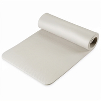 Tapis de yoga antidérapant en NBR de 1,5 cm d'épaisseur, personnalisable avec logo, pliable, pour Pilates, avec sangle de transport réglable, durable, 182 cm