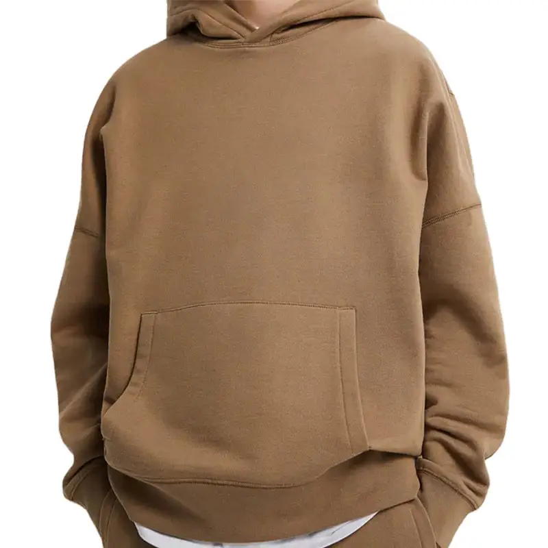 men's thick heavy high quality blank oversized custom logo pullover hoodie