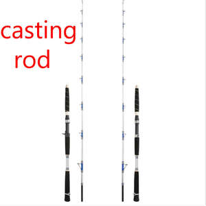 Topline fabrika toptan balıkçılık ağır 20-25KG 1.65m/1.8m/1.95m iplik/döküm karbon Offshore jig & tekne olta - Product Image 5