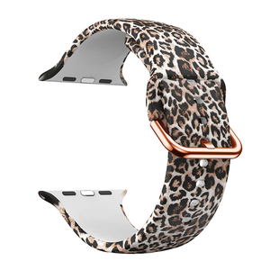 Pulsera de moda impermeable de goma impresa correa de silicona para <span class=keywords><strong>Apple</strong></span> Watch Band 8 Ultra 49mm 40/41/44/45mm iwatch Series 7 se 6 3 - Product Image 5