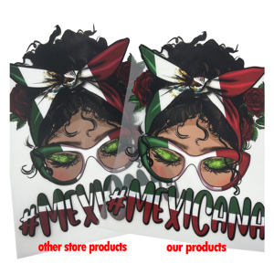 Yunshang Tùy Chỉnh Dtf grinch Giáng Sinh Vui Vẻ Sticker Màn Hình In Chuyển Giáng Sinh Sắt Trên Chuyển Cho Quần Áo - Product Image 4