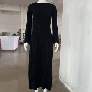 2024 abito in rete con <span class=keywords><strong>paillettes</strong></span> nero e oro SweaterPlus Size da donna in formato libero estivo con <span class=keywords><strong>paillettes</strong></span> abito aderente maglione - Product Image 5