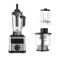 Mixeur Commercial et Domestique Robuste 2-en-1 Unique pour Aliments Humides et Secs