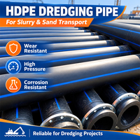 Tuyau de dragage marin flexible haute pression en PE de 600 mm, durable, flottant, en polyéthylène, pour drainage