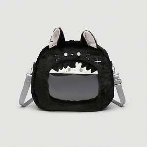 แฟชั่นใหม่สำหรับผู้หญิง สไตล์ญี่ปุ่น ลายการ์ตูนอนิเมะ พร้อมซิปสองช่อง ราคาประหยัด - Product Image 5