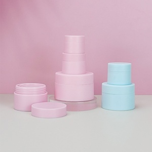 Wholesale Small 5g 15g 20g 30g 50g Black White Frosted Cosmetic Containers <b>Plastic</b> Cream <b>Jars</b> - Product Image 5