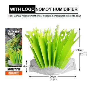 Humidificateur simple en papier portatif d'herbe verte en gros pour le <span class=keywords><strong>terrarium</strong></span> de cage de boîte de reptile - Product Image 6