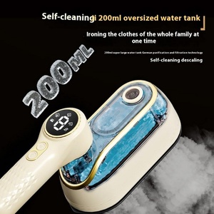 Plancha de Vapor Portátil de Mano, Eléctrica, Húmeda y Seca, con Base de Titanio para Ropa, Tecnología de Costura Familiar - Product Image 4