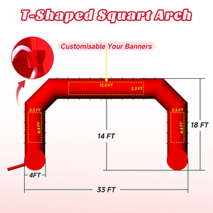 Khuyến mãi nóng: Cổng hơi quảng cáo 13ft, <span class=keywords><strong>20ft</strong></span>, 26ft, 33ft, chống nước, dùng cho sự kiện ngoài trời, bền bỉ, có sẵn trong kho - Product Image 5