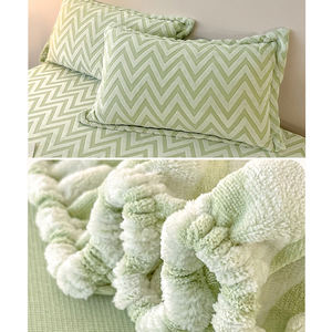 Sábanas Ajustables de Terciopelo de Leche con Estampado Mambo Clase A 360 °   Juego de Sábanas con Diseño de Banda Elástica Completa, Suaves, Cálidas y Antideslizantes - Product Image 6