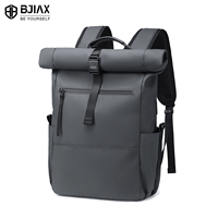 Tas Ransel Laptop Roll Top Grosir Pria 17.3 Inch Dapat Diperluas 25L 33L Bahan Nylon Tahan Air USB Charging Travel Custom OEM