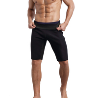 Custom Logo Body Shaper Shorts Weight Loss Men Fitness Suits Plus Size Sweating Sauna Pants