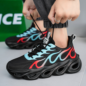 Zapatos Deportivos Ligeros para Hombre, con Suela Gruesa de EVA, Diseño de Corte Bajo, Cierre con Cordones, Transpirables, Antideslizantes y Cómodos - Product Image 5