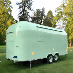 Remorque alimentaire multifonctionnelle vintage <span class=keywords><strong>à</strong></span> faible coût, chariot <span class=keywords><strong>à</strong></span> kebab, hot-dogs et churros, Europe Australie, sur roues, cuisine mobile, bar - Product Image 3