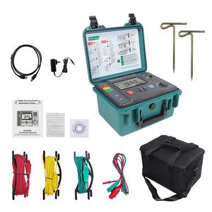 FUZRR ES3000P (General) ES3001P (4-Wire) ES3002E (Double Clamp) Multi-functional Ground Resistance Meter 0-2000 <b>Range</b> 0.01% - Product Image 5