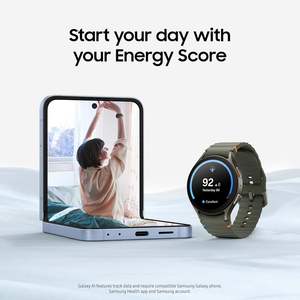Montre connectée Bluetooth 40 mm avec suivi de santé IA, moniteur de fréquence cardiaque, moniteur de <span class=keywords><strong>sommeil</strong></span>, tracker d'activité physique, score énergétique, vert - Product Image 3