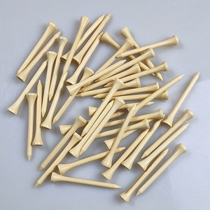Piquet <span class=keywords><strong>en</strong></span> <span class=keywords><strong>bois</strong></span> de golf vernis transparent siège de balle de golf porte-balle tee de golf échelle de service - Product Image 3