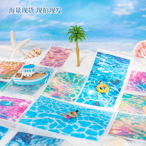 20 cái/gói cô gái tuổi teen xem biển loạt dự án Vật liệu kép Sticker cuốn sách trang trí sáng tạo - Product Image 4