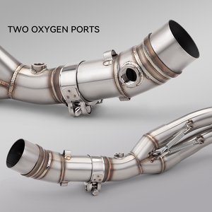 Sistema de Escape Completo para Motocicleta Kawasaki <span class=keywords><strong>ER6N</strong></span> Versys 650 Z650 Ninja 650 2012-2026, Tubo de Conexión Delantero con Sensores Dobles - Product Image 5