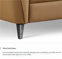 Canapé d'angle sectionnel moderne en cuir crème avec fonction de relaxation électrique pour home cinéma et salon - Vente en gros usine