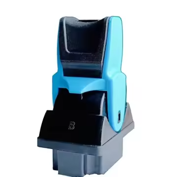 Yellow IP67 Hall Effect Single-axis Thumb Joystick for Tractor