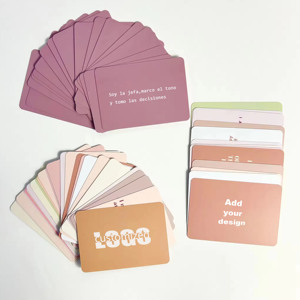 Caja Magnética <span class=keywords><strong>Personalizada</strong></span> con Cartas en Español, Mazos de Cartas con Mensajes Positivos y Afirmaciones para Mujeres - Product Image 4