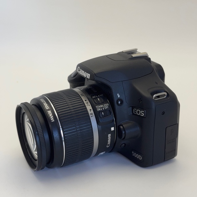 Original Canons EOS 500D Rebel T1i 18-55mm Lens - Refurbished Like New - 15.1MP 1080P Video Beginner DSLR Vlogging Camera Kit