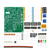 Kit de soudure DIY 555 avec compteur de temps et de débit, carte de circuit d'assemblage pour la pratique, module d'expérimentation pédagogique en électronique