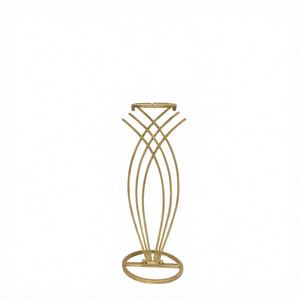 Soporte de Flores Geométrico de Hierro Desmontable de 80 cm de Altura para Fiestas o Bodas, Empaquetado en Cartón, Centro de Mesa, Decoración - Product Image 1