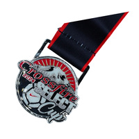 Médaillon de sport en émail personnalisé or argent bronze médaille en métal en alliage de zinc