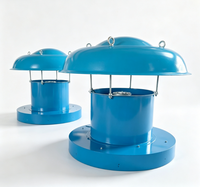Ventilateur d'extraction axial industriel pour toiture en acier au carbone, faible niveau sonore, pour entrepôt