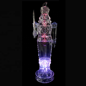 16 Inch Traditional <strong>Acrylic</strong> <strong>Nutcracker</strong> Table Desktop Fireplace Lighted Christmas <strong>Nutcracker</strong> - Product Image 1