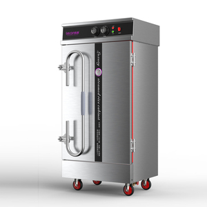 Nồi Hấp Công Nghiệp Nồi Hấp Cơm Điện Bằng Thép Không Gỉ 8 Khay Thương Mại - Product Image 5