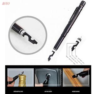 ปากกาแทคติคอลแบบมีโลโก้สั่งทำพิเศษ ปากกาป้องกันตัวพร้อมไฟฉาย LED อุปกรณ์อเนกประสงค์ ปากกาแทคติคอลอเนกประสงค์ - Product Image 4