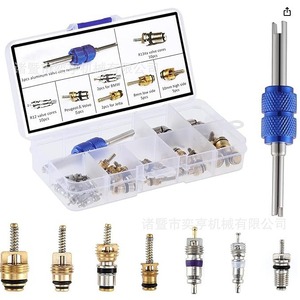 Kit de herramientas para extraer el núcleo de la válvula de aire acondicionado R134a, barra de extensión de 76mm, herramientas de reparación de acero inoxidable para refrigeración automotriz - Product Image 4