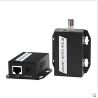 Caméra IP à fibre optique sur convertisseur de câble coaxial vers Extender EOC RG6 vers LAN