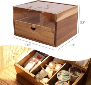 Custom <b>Rectangle</b> Tea Storage Box with Wooden Tea Gift Box for Storage Genre Storage Boxes & <b>Bins</b> - Product Image 4