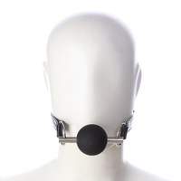 Jouets sexuels BDSM Ninghao pour couples, entraînement, dispositifs de retenue sexuelle, produits pour adultes, boucle à aiguille en cuir, boule buccale en silicone