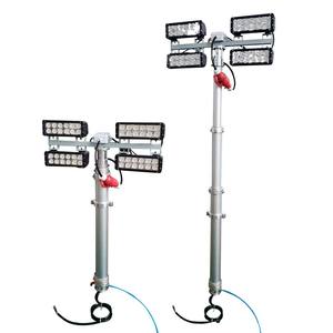 Mástil Neumático de Elevación Plateado de 2m 3m 4m 5m 6m para Iluminación Montada en Vehículos, Producción Personalizada en Masa - Product Image 2