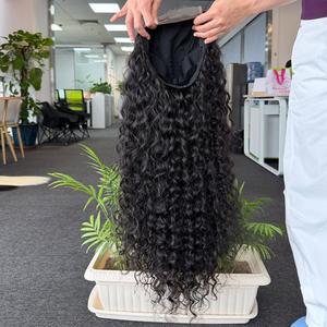 Wholesale 18 Inch Loose deep Human Hair <b>Wigs</b> 100% Virgin Human Hair 5X5 HD Lace Frontal <b>Wig</b> <b>Long</b> Natural - Product Image 6